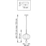 Люстра LIGHTSTAR COLORE 805306 3х6W led E14 золото/белый