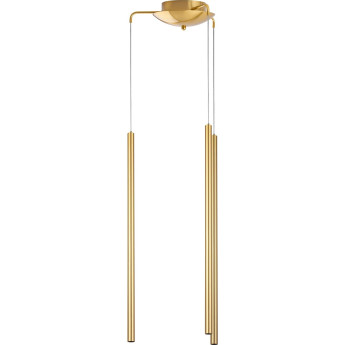 Подвес LIGHTSTAR TUBO L3T747333 LED 15W 900LM 25G золото 3000K